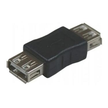 Imagem de Conector Adaptador USB 2.0 Fêmea X USB 2.0 Fêmea Emenda