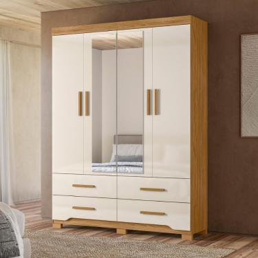 Imagem de Jogo Roupeiro E Comoda Colombo Freijo Off White