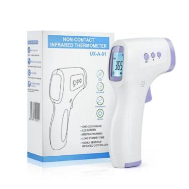 Imagem de Termômetro Frontal Testa Laser Infravermelho Digital