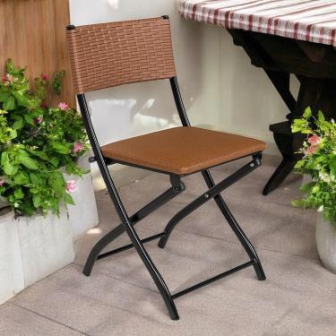 Imagem de Cadeira Dobravel Caramelo - Bar, Restaurante Aço Junco