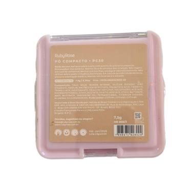 Imagem de Ruby Rose Pó Compacto Hb858 Textura Fina 7,5g Cor:pc30