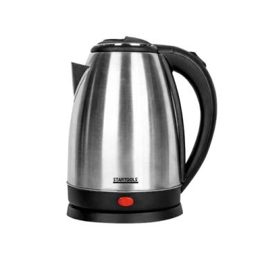 Imagem de Chaleira Elétrica Inox 2L 127V 1000W  Ideal para Café e Chá, Aquece Rá