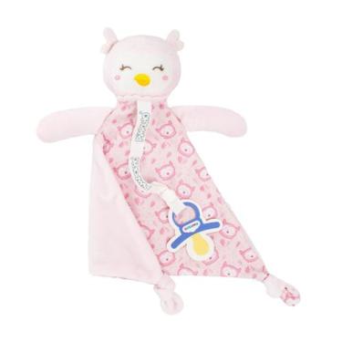 Imagem de Naninha Com Prendedor de Chupeta Pimpolho Menina, Coruja