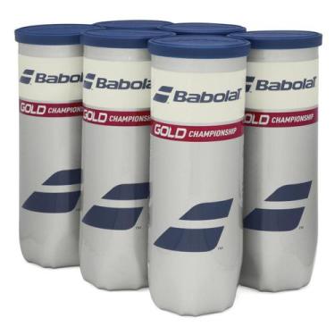 Imagem de Bola de Tênis Babolat Gold Championship Pack com 6 Tubos