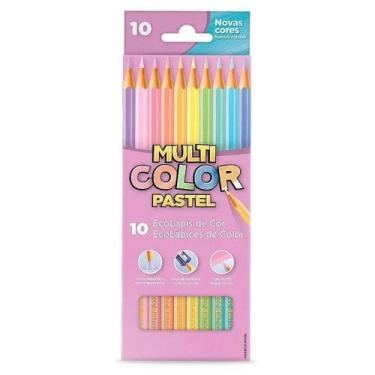 Imagem de Lápis De Cor Multicolor Faber Castell Tons Pastel 10 Cores