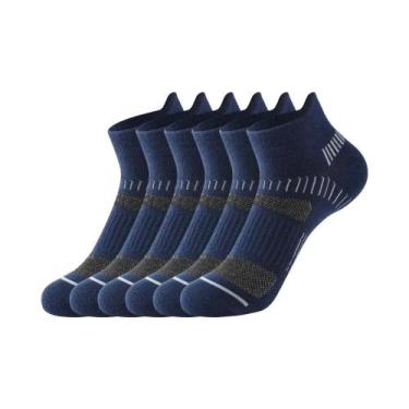 Imagem de Meias Esportivas Respiráveis e Acolchoadas Para Tornozelo, 3 Pares WRE