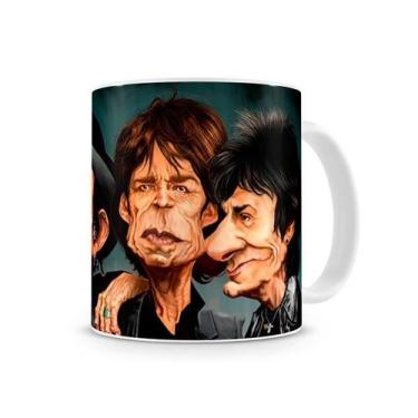 Imagem de Caneca Rolling Stones Caricatura Banda - Starnerd