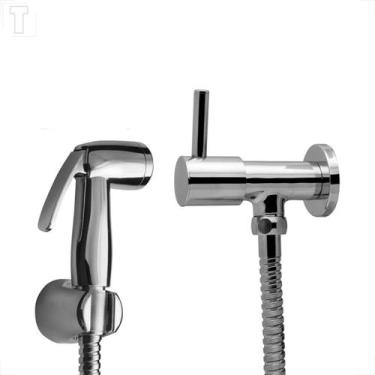 Imagem de Ducha higienica kimetais 1150 c58 c/registro 1/4v delicatta slim 