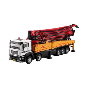 Imagem de Caminhão De Cimento Em Liga Metálica Escala 1:32 Para Meninos, Modelo 