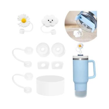 Imagem de Conjunto De Protetores Antivazamento Para Copo Stanley 9 Peças Com 2 P