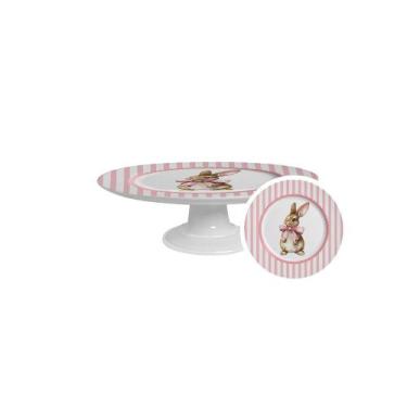 Imagem de BOLEIRA PEQUENA 21CM PÁSCOA LAÇOS ROSA ALLEANZA 1ª LINHA - ALLEANZA CE