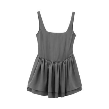 Imagem de Vestido Mini Sem Mangas E Costas Descobertas Para Mulheres, Estilo Fas