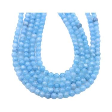 Imagem de Contas De Pedra Natural De Quartzo Transparente Redondas Soltas, Fio D