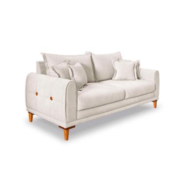 Imagem de Sofá 2 Lugares Lisboa Bouclé Off White 160 cm