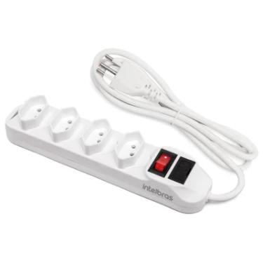Imagem de Filtro De Linha 4 Tomadas Intelbras - Bivolt - Novo Padrão - Branco - Epe1004