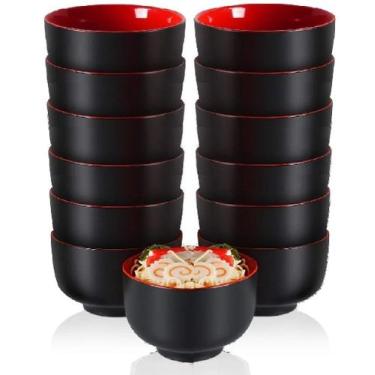 Imagem de 10 Tigela Japonesa Bowl Oriental Melamina Poke Sopas - Fx