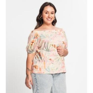 Imagem de Blusa Ciganinha Plus Select Bege-Feminino