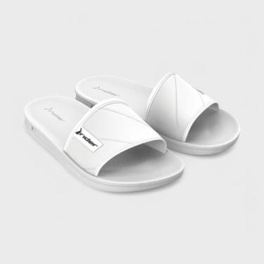 Imagem de Chinelo Rider Street Slide, Branco, Preto, 41