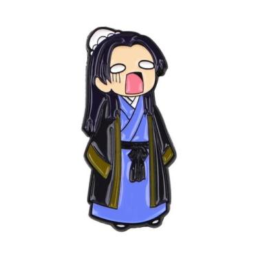 Imagem de Pins De Esmalte De Menina Anime, Crachá De Manga Japonês Para Mochila,