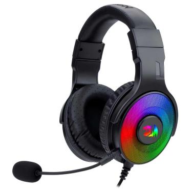 Imagem de Headset Gamer Redragon Pandora 2 - Iluminação RGB - Conector P3 + USB para RGB - Preto - H350RGB-1-Unissex