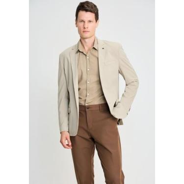 Imagem de Blazer docthos slim malha sorona, 050 bege escuro, 56