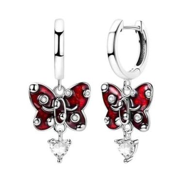 Imagem de Brincos De Prata Esterlina 925 Com Estrelas Rosa E Conchas Florais Par