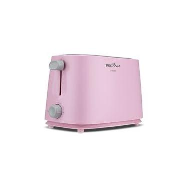 Imagem de Torradeira Rosa Britânia 6 níveis de Tostagem 750W BTR04RS