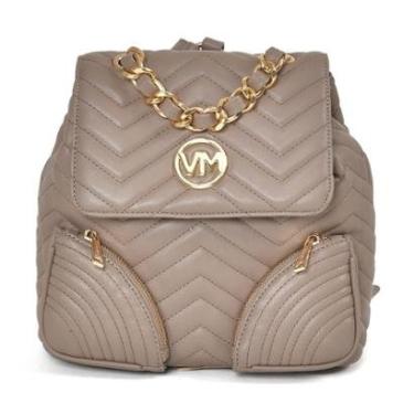 Imagem de Bolsa Mochila Bag Via Marte Alça de Mão Corrente Fixa B2-603-Feminino