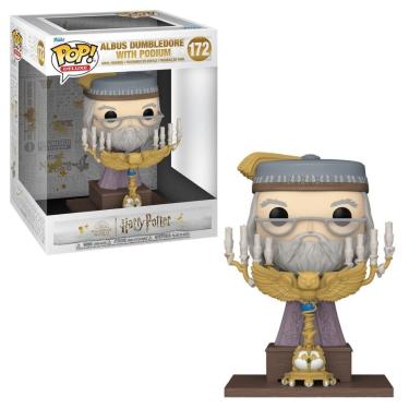 Imagem de Boneco Funko Pop! Deluxe - Harry Potter - Dumbledore No Púlpito