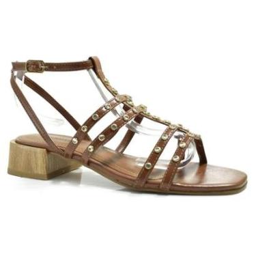 Imagem de Sandália de Salto Bloco Feminina Cazzualen 215.12404-Feminino