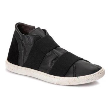 Imagem de Tênis Slip On  Couro Largo Palmilha Anatômica-Feminino