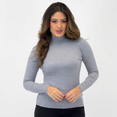 Imagem de Blusa de Lã Dyordhana Básica Gola Alta Feminina-Feminino