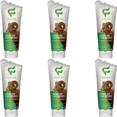 Imagem de Creme Hidratante Tradicional Fashion Sebo de Carneiro Bisnaga 200ml Ki