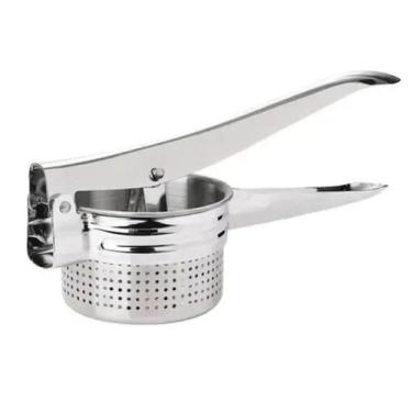 Imagem de Espremedor Amassador Batata Resistente Aço Inox - Multiuso