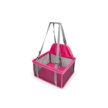 Imagem de Cadeira Pet Carro Cães E Gatos Até 10Kg Transpet Summer Tubline, Rosa