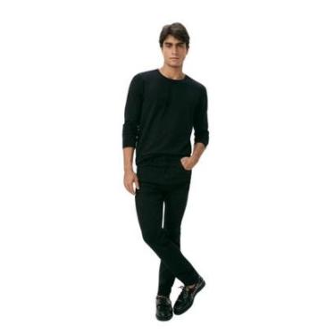 Imagem de Calça Jeans Hering Preta Masculina Skinny-Masculino