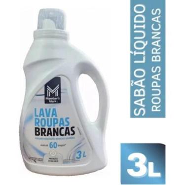 Imagem de Lava Roupas Members Mark 3L  Maxxi White Alto Rendimento e Limpeza Efi
