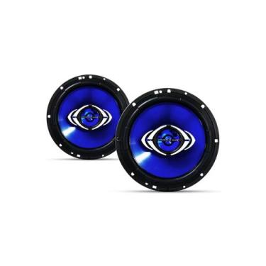 Imagem de Kit Alto Falante Hurricane Quadriaxial CM 6 6" Polegadas 130W, Azul