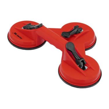 Imagem de Ventosa Tripla De Plástico 120kg Mtx Para Vidro E Espelho