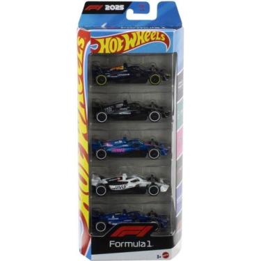 Imagem de Hot Wheels Colecionável Formula 1 -Pack 5 Carrinhos - Mattel, 2025