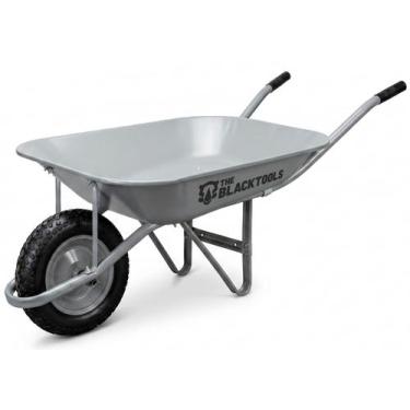 Imagem de Carrinho De Mão Metálico Carga 50kg 45 Litros Pneu Câmara Para Obra Co