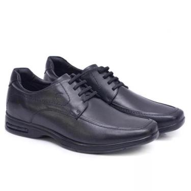 Imagem de Sapato Social Ferrara Ultratech 100% Couro Legítimo, Preto, 40