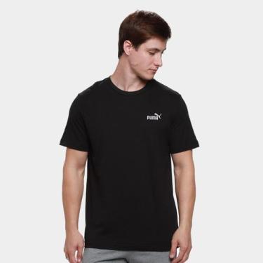 Imagem de Camiseta Puma 2 Color Small No. 1 Logo Masculina, Preto, P