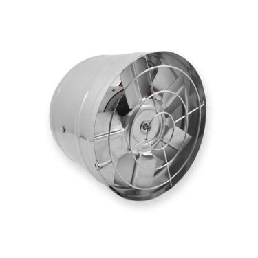Imagem de Exaustor 25cm Alta Vazão Para Churrasqueiras Coifas- Inox - LR Eletro