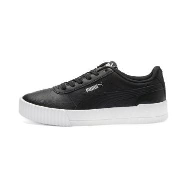 Imagem de Tênis Puma Carina L BDP Black/White/Silver, Preto, 35