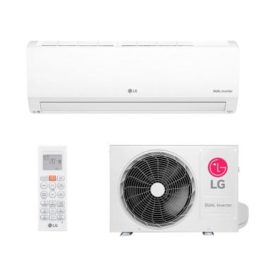 Imagem de Ar Condicionado Split Hi Wall Inverter R-32 LG Dual Inverter Voice + AI 9.000 BTUs Quen...