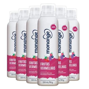Imagem de Desodorante Monange Antitranspirante Aerossol - Feminino Frutas Vermel