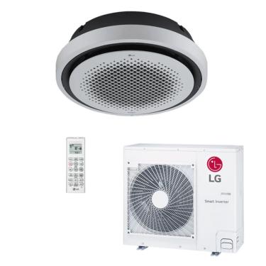 Imagem de Ar Condicionado Split Cassete Round LG 24000 BTUS Quente e Frio Inverter 220V ZTUW24GYL...