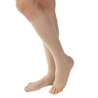 Imagem de Meia Compressão Jobst Opaque 3/4 Panturrilha 20-30 mmHg Unissex Natura
