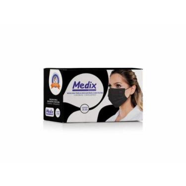 Imagem de Mascara Cirurgica Descartavel Tripla - Medix Brasil